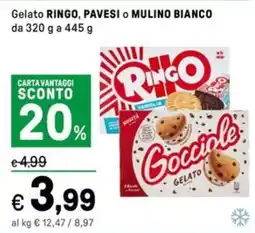 Iper La Grande Gelato RINGO, PAVESI © MULINO BIANCO offerta