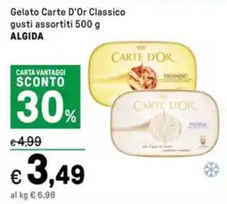 Iper La Grande Gelato Carte D'Or Classico gusti assortiti ALGIDA offerta