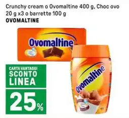 Iper La Grande Crunchy cream o Ovomaltine, Choc ovo o barrette OVOMALTINE offerta