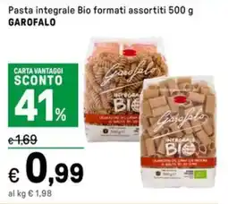 Iper La Grande Pasta integrale Bio formati assortiti GAROFALO offerta