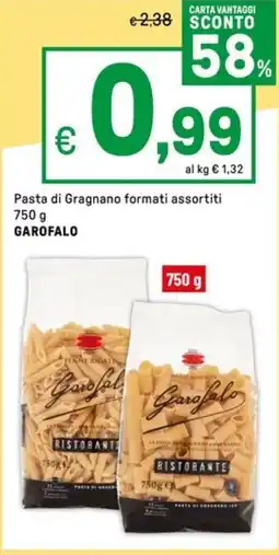Iper La Grande Pasta di Gragnano formati assortiti GAROFALO offerta