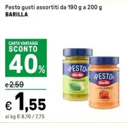 Iper La Grande Pesto gusti assortiti BARILLA offerta