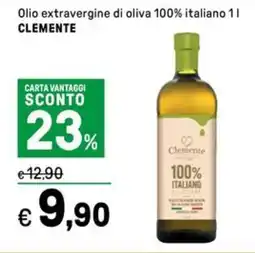 Iper La Grande Olio extravergine di oliva 100% italiano CLEMENTE offerta