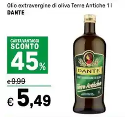 Iper La Grande Olio extravergine di oliva Terre Antiche DANTE offerta