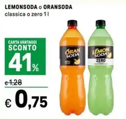 Iper La Grande LEMONSODA O ORANSODA classica o zero offerta