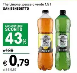 Iper La Grande The Limone, pesca o verde SAN BENEDETTO offerta