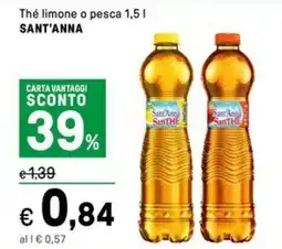 Iper La Grande Thé limone o pesca SANT'ANNA offerta