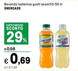 Iper La Grande Bevanda isotonica gusti assortiti ENERGADE offerta