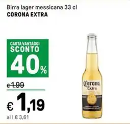Iper La Grande Birra lager messicana CORONA EXTRA offerta
