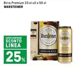 Iper La Grande Birra Premium o WARSTEINER offerta