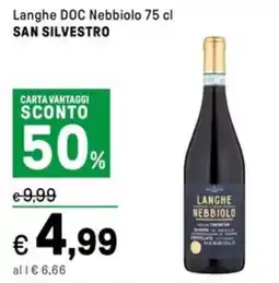 Iper La Grande Langhe DOC Nebbiolo SAN SILVESTRO offerta