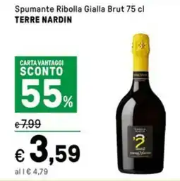 Iper La Grande Spumante Ribolla Gialla Brut TERRE NARDIN offerta