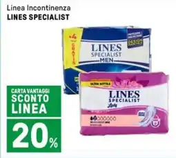 Iper La Grande Linea Incontinenza LINES SPECIALIST offerta
