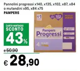 Iper La Grande Pannolini progressi o mutandini PAMPERS offerta
