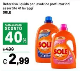 Iper La Grande Detersivo liquido per lavatrice profumazioni assortite SOLE offerta