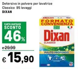 Iper La Grande Detersivo in polvere per lavatrice Classico DIXAN offerta