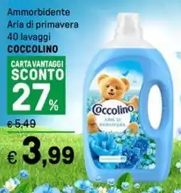 Iper La Grande Ammorbidente Aria di primavera COCCOLINO offerta