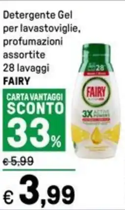 Iper La Grande Detergente Gel per lavastoviglie, profumazioni assortite 28 lavaggi FAIRY offerta