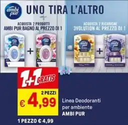 Iper La Grande Linea Deodoranti per ambiente AMBI PUR offerta