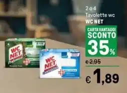 Iper La Grande 2 o 4 Tavolette wc WC NET offerta