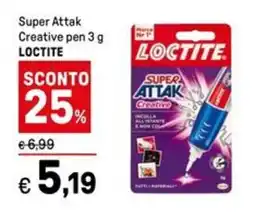 Iper La Grande Super Attak Creative pen LOCTITE offerta