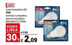 Iper La Grande Linea lampadine LED IPER offerta