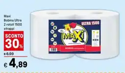 Iper La Grande Maxi Bobina Ultra 2 rotoli 1500 strappi offerta