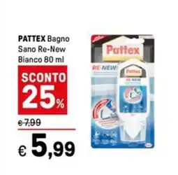 Iper La Grande PATTEX Bagno Sano Re-New Bianco offerta
