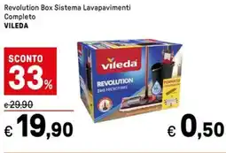 Iper La Grande Revolution Box Sistema Lavapavimenti Completo VILEDA offerta