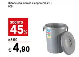 Iper La Grande Bidone con manico e coperchio ICS offerta