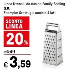 Iper La Grande Linea Utensili da cucina Family Feeling Q.B. offerta