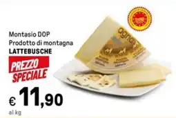 Iper La Grande Montasio DOP Prodotto di montagna LATTEBUSCHE offerta