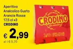 Iper La Grande Aperitivo Analcolico Gusto Arancia Rossa CRODINO offerta