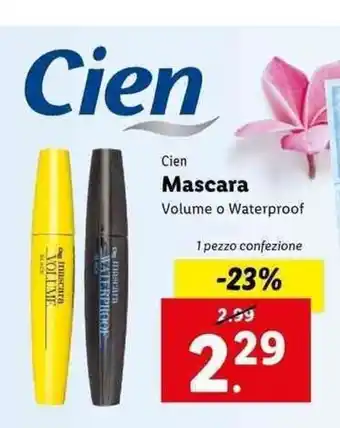 Lidl Cien Mascara offerta