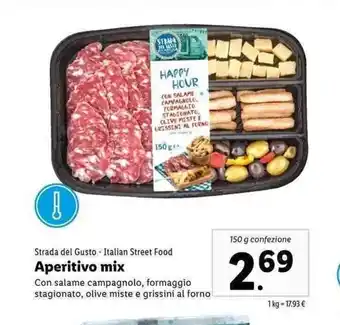 Strada del Gusto Aperitivo mix 150g