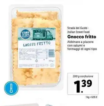Lidl Strada del Gusto Gnocco fritto 200g offerta