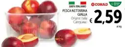 Spazio Conad Pesca nettarina gialla offerta