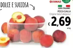 Spazio Conad Pesca gialla offerta