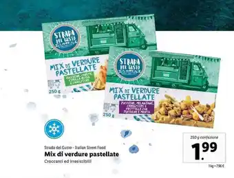 Lidl Strada del Gusto Mix di verdure pastellate 250g offerta