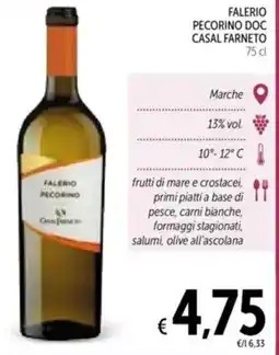 Spazio Conad Falerio pecorino falerio pecorino doc CASAL FARNETO offerta