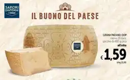 Spazio Conad Grana padano dop offerta