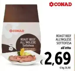 Spazio Conad Roast beef all'inglese sottofesa offerta
