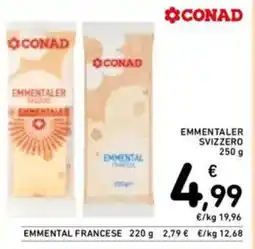 Spazio Conad Emmentaler svizzero offerta