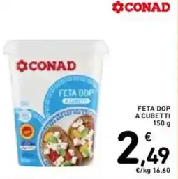 Spazio Conad Feta dop a cubetti CONAD offerta