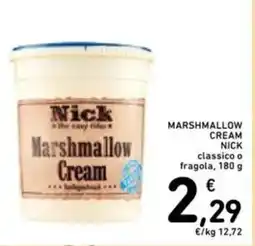 Spazio Conad Marshmallow cream NICK offerta