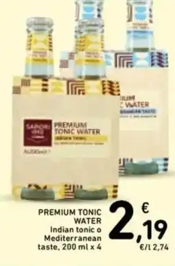 Spazio Conad Premium tonic water SAPORI IDEE CONAD offerta