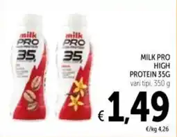 Spazio Conad Milk pro high protein offerta
