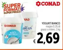 Spazio Conad Yogurt bianco CONAD offerta