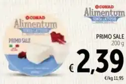 Spazio Conad Primo sale Alimentum offerta