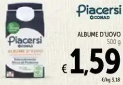 Spazio Conad Albume d'uovo CONAD offerta